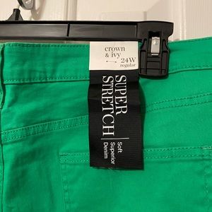 Green Skinny Jeans